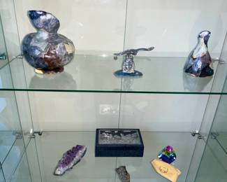 Geodes, Pottery, Crystals