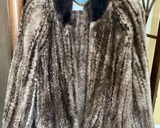 Paula Lishman Knit Fur Coat