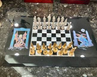 Chess Set, Gothic/Dragons/ 