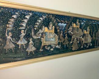 Art on velvet painting