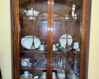 Tall.  China cabinet,  display cabinet 