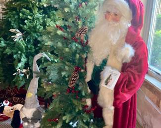 Large, Christmas Santa , Balsam Hill Santa