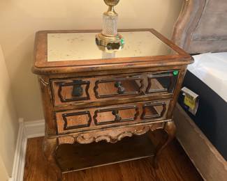 Hooker, mirrored nightstands 