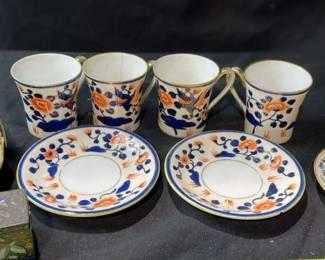 Adorable Teacups with Saucers and Trinket Holders