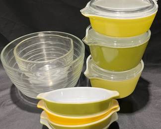 PYREX Tableware By Corning, Ovenware And Westinghouse Mixing Bowls