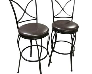 Pair Of Swivel Barstools