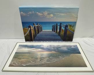 Two Beach Scene Wall Arts
