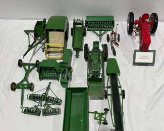 John DeereFarmhall Metal Tractors and Accessories
