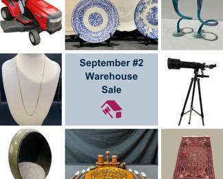 September 2 Warehouse Sale