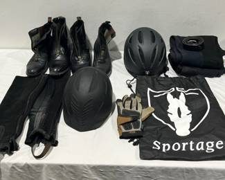 Horseback Riding Accessories Helmets, Breeches, Boots, Gloves, Chaps