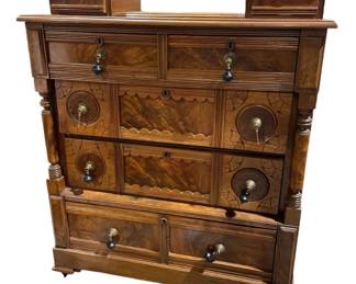 Tall Chest Of Drawers With Unique Knobs