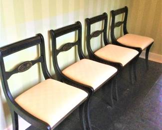 4 Regency Style Chairs