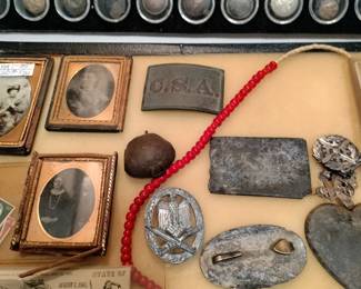 Civil War Buckles.