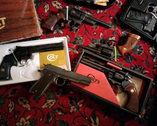 Colt python and .22 Diamonback