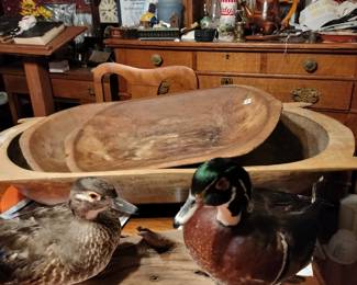 Nice old real dough bowls 