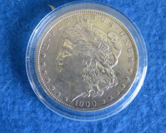 Lot 64. 1900 P Morgan Silver Dollar