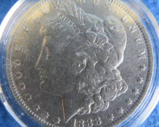 Lot 96. 1888 P Morgan Silver Dollar