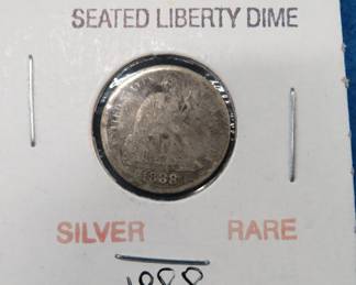 Lot 201. 1888 Seated Liberty Dime
