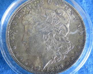 Lot 94. 1897 P Morgan Silver Dollar