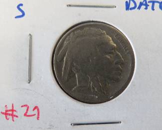 Lot 163. 1918 S Buffalo Nickel