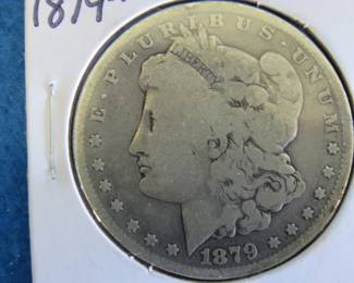 Lot 90. 1879 P Morgan silver dollar