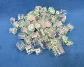 Lot 230. Approx. 60 coin tubes of different sizes