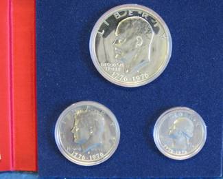 Lot 193. 1776-1976 Silver Bicentennial set