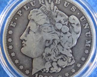 Lot 21. 1892 O Morgan Silver Dollar