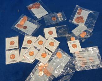 Lot 148. Uncirculated Lincoln Pennies