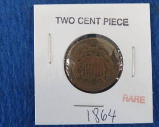 Lot 142. 1864 Two Cent Piece