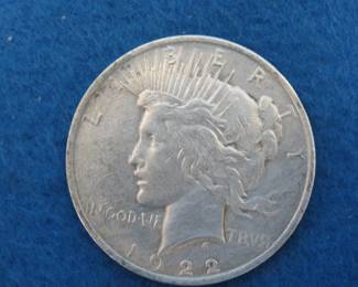 Lot 74. 1922 P Peace Dollar