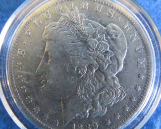 Lot 19. 1889 O Morgan Silver Dollar