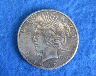 Lot 104. 1922 S Peace Dollar