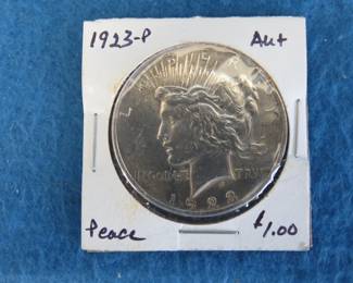 Lot 226. 1923 P Peace Silver Dollar