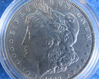 Lot 18. 1889 P Silver Dollar
