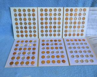Lot 53. Two Lincoln penny albums
