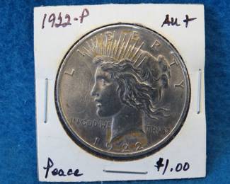 Lot 147. 1922 P Peace silver dollar