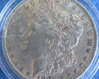 Lot 13. 1881 P Morgan Silver Dollar