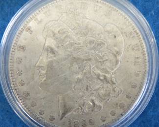 Lot 17. 1889 P Morgan Silver Dollar