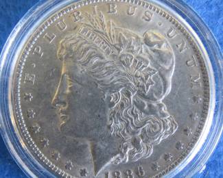 Lot 16. 1886 P Silver Dollar