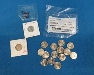 Lot 232. 1939 D Jefferson and other high-grade nickels