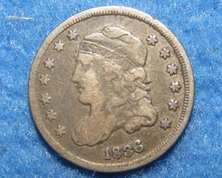 Lot 69. 1836 Capped Bust Half Dime