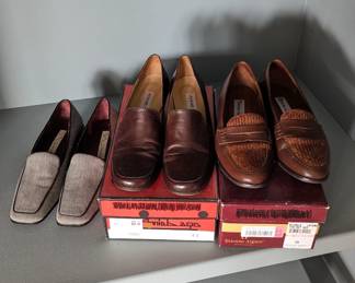 Lot #B26 - Nina, Annie Lago & Etienne Aigner Loafers, Sizes 7.5-8