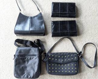 Lot #B43 - Black Handbag Lot