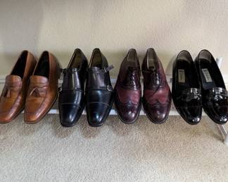 Lot #B60 - Men's Shoes: Cole Haan NikeAir, Gordon Rush, Brassboot, Scandro