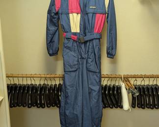 Lot #B19 - Colorful One-Piece Vintage Ski Suit