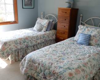 NICE SET OF TWIN BEDS--