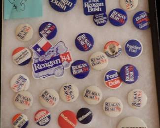 CAMPAIGN BUTTONS COLLECTION