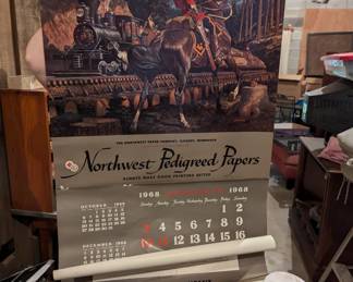 advertisement vintage calendar 