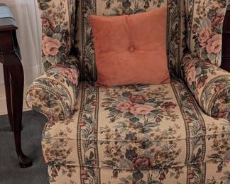 vintage tapestry chair 